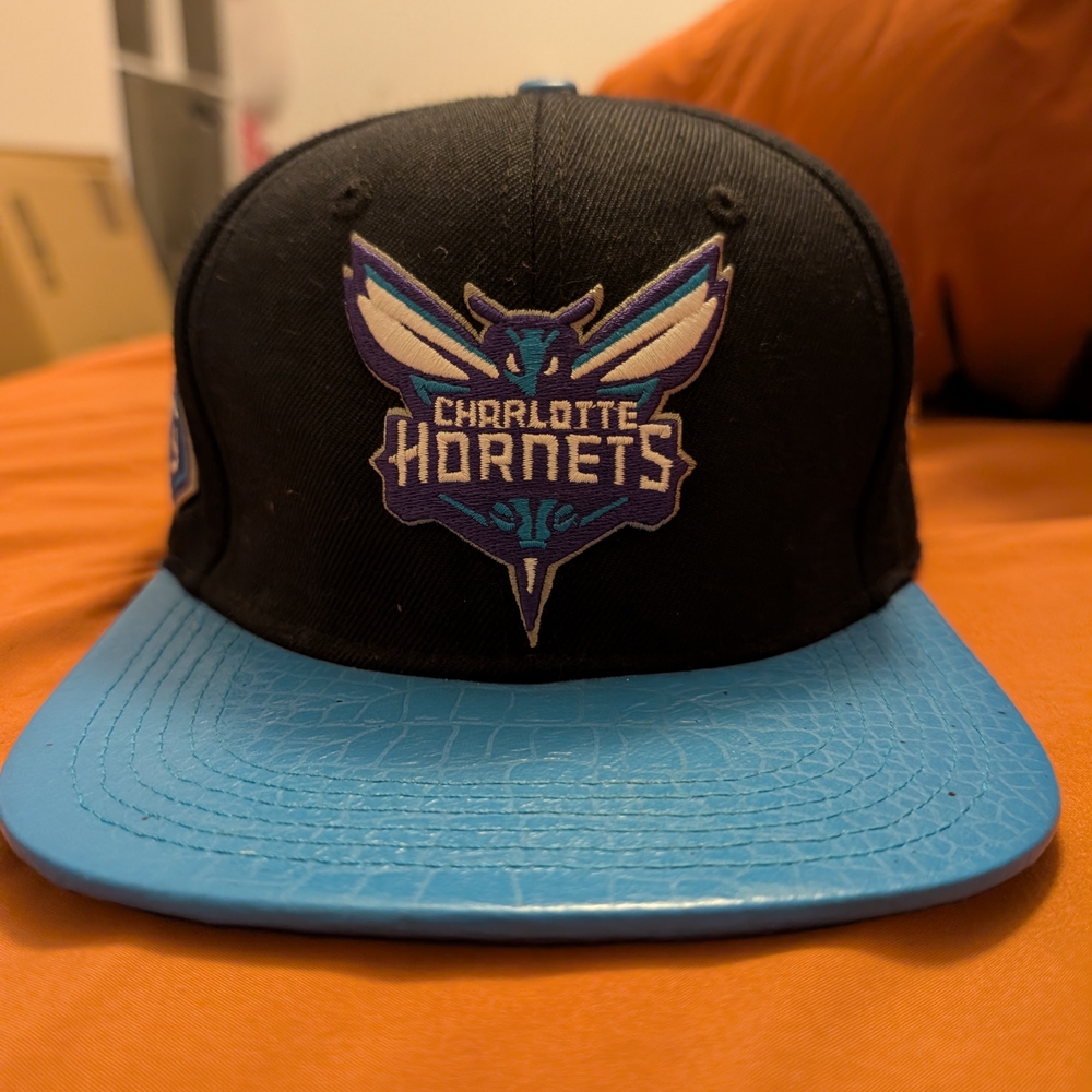 Charlotte Hornets Black and Blue Cap